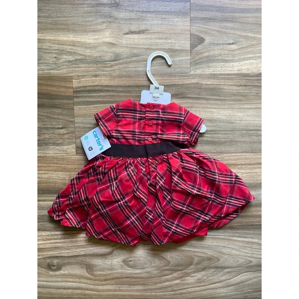 Carter's Baby Girl 2-Piece Red Plaid Dress